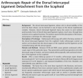 Arthroscopic Repair of the Dorsal Intercarpal Ligament Detachment from the Scaphoid - L. Merlini C. Mathoulin / 2020